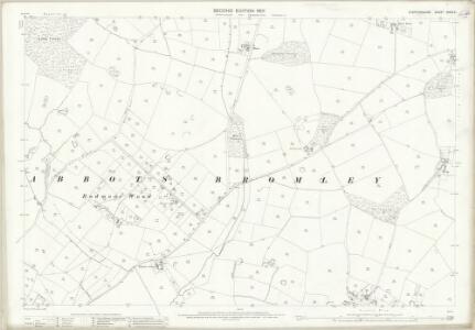 Staffordshire XXXIX.6 (includes: Abbots Bromley) - 25 Inch Map