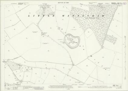 Berkshire XVI.1 (includes: Brightwell Cum Sotwell; Dorchester; Little Wittenham; Long Wittenham; North Moreton) - 25 Inch Map
