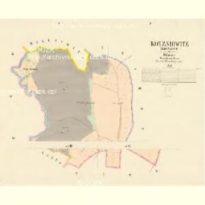 Kotzniowitz (Kocniowic) - c2547-1-001 - Kaiserpflichtexemplar der Landkarten des stabilen Katasters