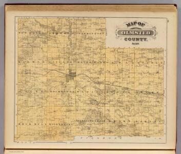 Map of Olmsted County, Minn.