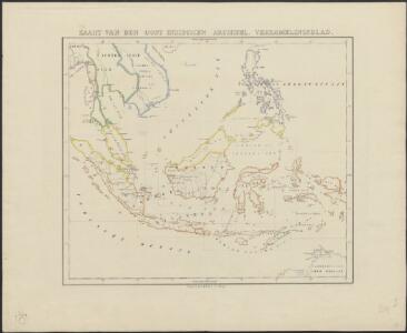 Kaart van den Oost Indischen Archipel. Verzamelingsblad