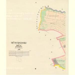 Münchsdorf - c4774-1-001 - Kaiserpflichtexemplar der Landkarten des stabilen Katasters