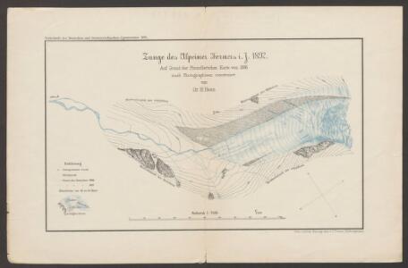 Zunge des Alpeiner Ferners i. J. 1892