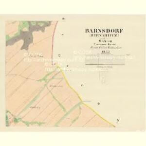 Barnsdorf (Bernartitz) - m0056-1-003 - Kaiserpflichtexemplar der Landkarten des stabilen Katasters