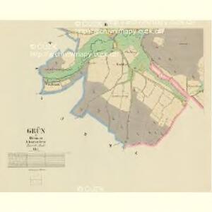 Grün - c1452-2-003 - Kaiserpflichtexemplar der Landkarten des stabilen Katasters