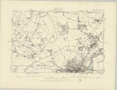 Suffolk LXVII.SW - OS Six-Inch Map