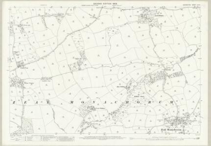 Devon LIV.9 (includes: Coldridge; Zeal Monachorum) - 25 Inch Map