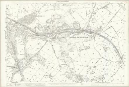 Staffordshire VI.16 (includes: Church Lawton; Hardings Wood; Kidsgrove; Newchapel; Stoke On Trent) - 25 Inch Map