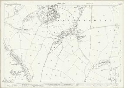 Berkshire VI.14 (includes: Abingdon St Helen Without; Kennington; Radley; Sunningwell; Wootton) - 25 Inch Map