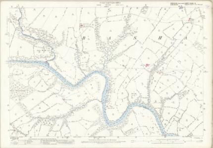 Yorkshire CLXXXI.12 (includes: Aighton Bailey And Chaigley; Bashall Eaves; Bowland Forest Low) - 25 Inch Map