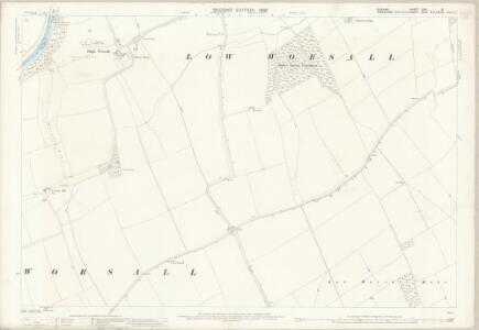 Durham LVIII.6 (includes: High Worsall; Kirk Leavington; Low Worsall; Newsham) - 25 Inch Map