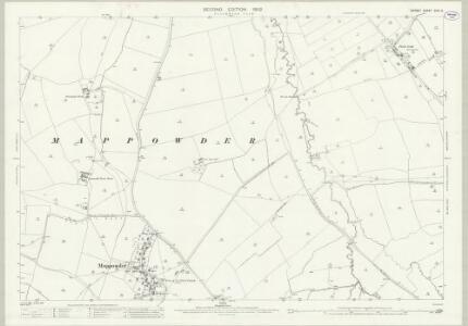 Dorset XXIII.5 (includes: Hazelbury Bryan; Mappowder; Stoke Wake) - 25 Inch Map