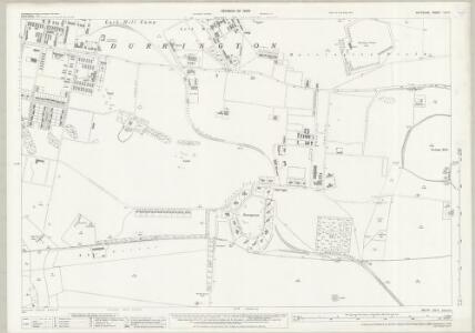 Wiltshire LIV.11 (includes: Amesbury; Durrington) - 25 Inch Map