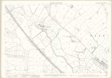 Staffordshire XXXVII.6 (includes: Cresswell; Seighford; Stafford) - 25 Inch Map