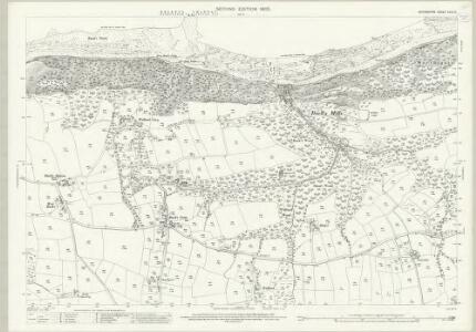 Devon XVIII.14 (includes: Parkham; Woolfardisworthy) - 25 Inch Map
