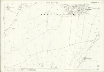 Berkshire XIV.2 (includes: Denchworth; East Hanney; Grove; West Hanney) - 25 Inch Map