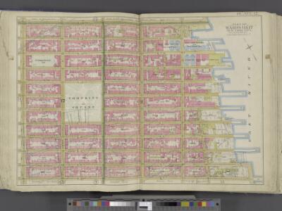 Manhattan, Double Page Plate No. 12 [Map bounded by E. 14th St., East River, E. 3rd St., 1st Ave.]