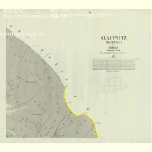 Slaupnitz (Slaupnjc) - c2150-1-008 - Kaiserpflichtexemplar der Landkarten des stabilen Katasters