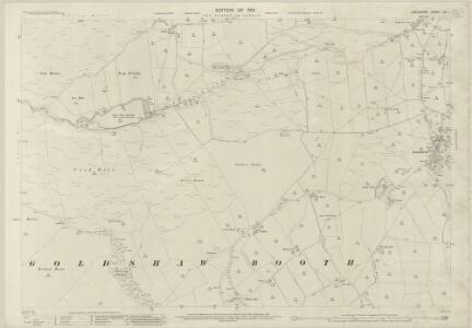 Lancashire LVI.1 (includes: Barley With Wheatley Booth; Goldshaw Booth; Roughlee Booth) - 25 Inch Map