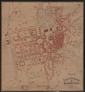 Plan der Haupt- und Residenzstadt Darmstadt