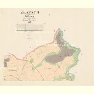 Zlapsch - c7015-1-001 - Kaiserpflichtexemplar der Landkarten des stabilen Katasters