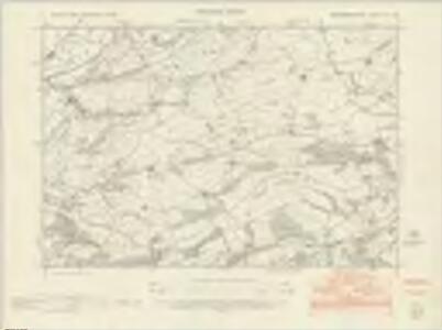 Montgomeryshire XV.SW - OS Six-Inch Map