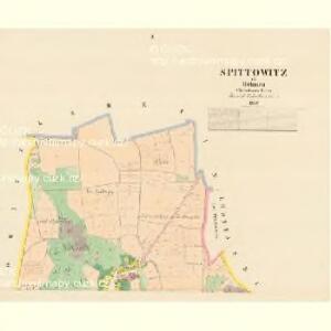 Spittowitz - c7189-1-001 - Kaiserpflichtexemplar der Landkarten des stabilen Katasters
