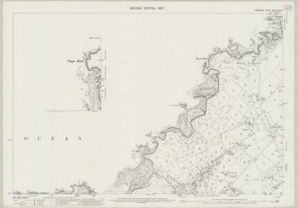 Cornwall XLVII.12 & 8 (includes: Perranzabuloe; St Agnes) - 25 Inch Map