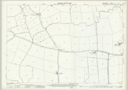 Bedfordshire V.10 (includes: Bolnhurst and Keysoe; Great Staughton; Little Staughton; Pertenhall) - 25 Inch Map