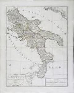Charte von dem Königreiche Neapel