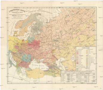 Etnografska karta na slavjanstvoto v Evropa