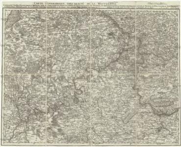 Carte topographique tres exacté de la Wetteravie