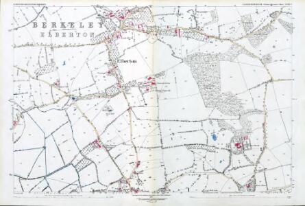 Gloucestershire LXIII.9 (includes: Aust; Olveston) - 25 Inch Map