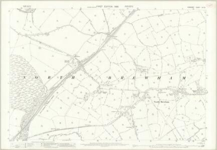 Somerset LIV.12 (includes: Brewham; Upton Noble; Witham Friary) - 25 Inch Map