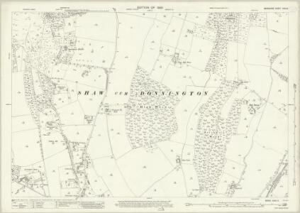 Berkshire XXXV.9 (includes: Chieveley; Cold Ash; Shaw Cum Donnington) - 25 Inch Map