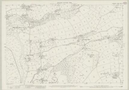 Cornwall XXVIII.7 (includes: Linkinhorne; St Ive) - 25 Inch Map