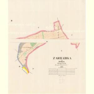 Zahradka - c9073-1-003 - Kaiserpflichtexemplar der Landkarten des stabilen Katasters