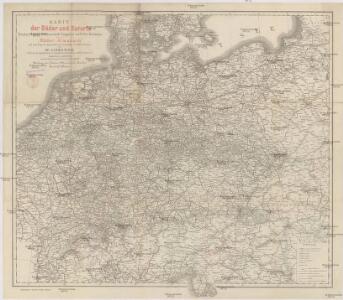 Karte der Bäder und Kurorte Deutschlands, Oesterreich-Ungarns und der Schweiz