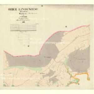 Ober Lindewiese - m0796-1-005 - Kaiserpflichtexemplar der Landkarten des stabilen Katasters