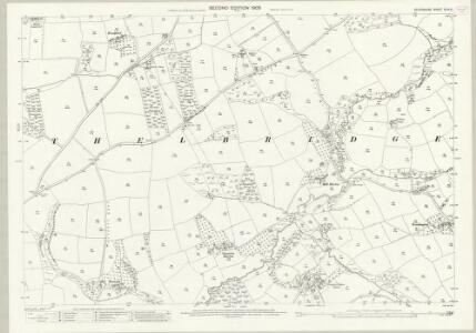 Devon XLIV.5 (includes: Thelbridge; Washford Pyne) - 25 Inch Map