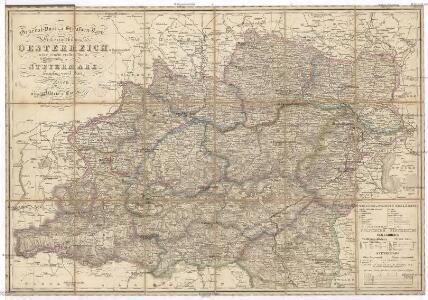 General-Post und Strassen-Karte des Erzherzogthums Oesterreich