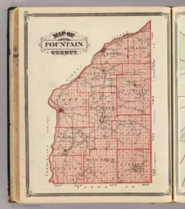 Map of Fountain County.