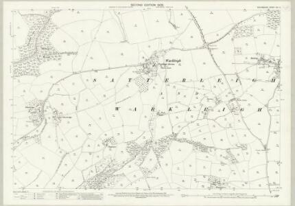 Devon XXI.14 (includes: Chittlehampton; Satterleigh and Warkleigh) - 25 Inch Map