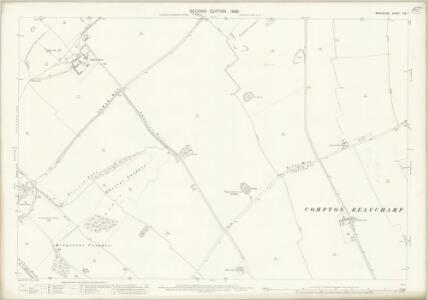 Berkshire XIX.1 (includes: Ashbury; Compton Beauchamp; Woolstone) - 25 Inch Map