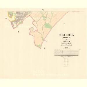 Neudek (Nidek) - m1946-1-004 - Kaiserpflichtexemplar der Landkarten des stabilen Katasters