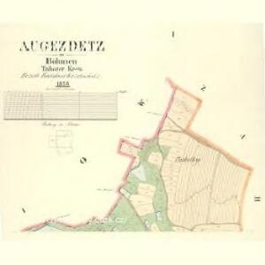 Augezdetz - c8223-1-001 - Kaiserpflichtexemplar der Landkarten des stabilen Katasters