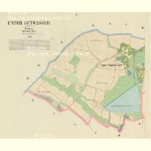 Unter Gutwasser - c1271-1-001 - Kaiserpflichtexemplar der Landkarten des stabilen Katasters
