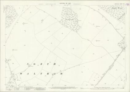 Hampshire and Isle of Wight XXVI.1 (includes: Deane; Dummer; North Waltham; Steventon; Wootton St Lawrence) - 25 Inch Map