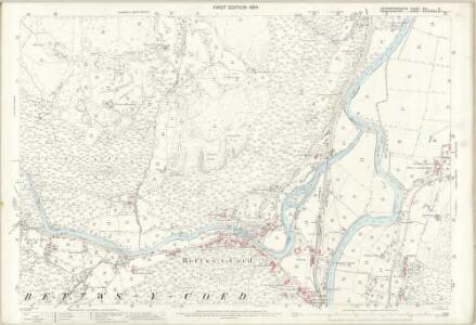 Caernarvonshire XIX.13 (includes: Betws Y Coed; Llanrwst Rural) - 25 Inch Map