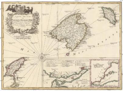 Carte des isles de Maiorque, Minorque et Yvice